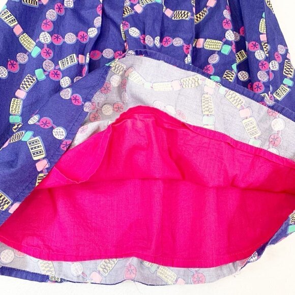 5/$25 Genuine Kids cold shoulder purple pink lined tent dress - Size 4T - Picture 5 of 7